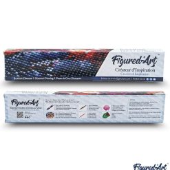 Figuredart Broderie Diamant - Feu D'Artifice Et Tour Eiffel | Broderie Diamant Ville