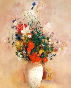 Figuredart Vase De Fleurs - Odilon Redon | Reproduction D'Oeuvres