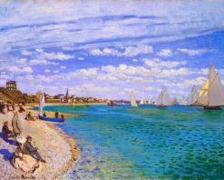 Figuredart Broderie Diamant - Rgates Sainte-Adresse - Monet | Broderie Diamant Reproduction D'Oeuvres