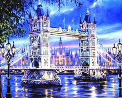 Figuredart Broderie Diamant - Tower Bridge | Broderie Diamant Ville