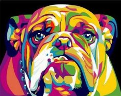 Figuredart Bulldog Pop Art | Animaux