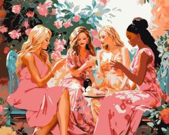 Figuredart Toast Des Divas Au Jardin | Romantique