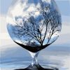 Figuredart Arbre Dans Un Verre | Paysages