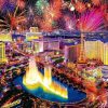 Figuredart Broderie Diamant - Feu D'Artifice Las Vegas | Broderie Diamant Ville