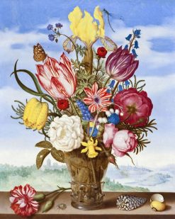 Figuredart Bouquet De Fleurs - Ambrosius Bosschaert | Reproduction D'Oeuvres