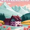 Figuredart Broderie Diamant - Affiche Poster Lucerne | Broderie Diamant Paysages