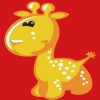 Figuredart Peinture Enfants Girafe En Forme | Enfants