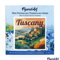 Figuredart Mini Peinture Par Numros 20X20Cm Avec Cadre T En Toscane | Ville