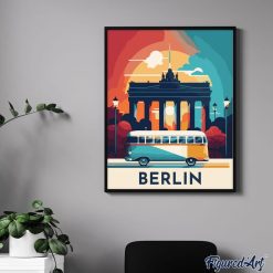 Figuredart Affiche Vintage Berlin | Ville