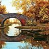 Figuredart Reflet Du Pont Dans L'Eau | Paysages