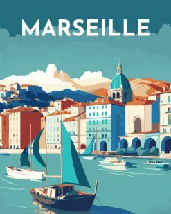 Figuredart Affiche Vintage Marseille | Affiche Vintage