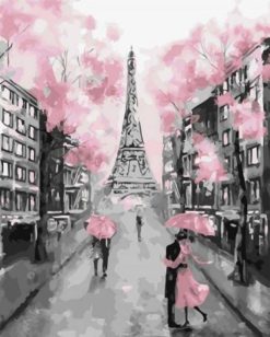 Figuredart Tour Eiffel Romantique Et Couples | Ville