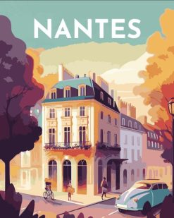 Figuredart Affiche Vintage Nantes | Ville