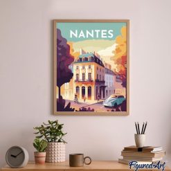 Figuredart Affiche Vintage Nantes | Ville