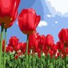 Figuredart Tulipes Rouges | Fleurs