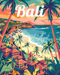 Figuredart Affiche De Voyage Bali | Ville