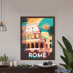 Figuredart Affiche Vintage Rome | Ville