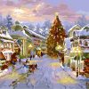 Figuredart Village Sous La Neige | Paysages