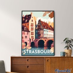 Figuredart Affiche Vintage Strasbourg | Ville