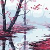 Figuredart Feuilles D'Rable Rouges | Paysages