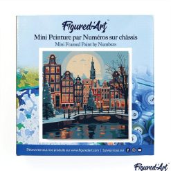 Figuredart Mini Peinture Par Numros 20X20Cm Avec Cadre No00Ebl Amsterdam | Noel