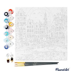 Figuredart Mini Peinture Par Numros 20X20Cm Avec Cadre No00Ebl Amsterdam | Noel