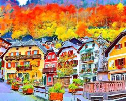 Figuredart Village Suisse Color | Paysages