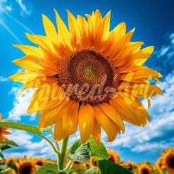 Figuredart Mini Diamond Painting 25X25Cm - Tournesol Clatant Au Soleil | Broderie Diamant Fleurs