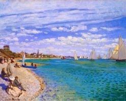 Figuredart Broderie Point De Croix - Rgates Sainte-Adresse - Monet | Broderie Point De Croix