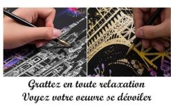 Figuredart Peinture Gratter - Big Ben Londres | Peinture A Gratter