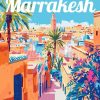 Figuredart Affiche De Voyage Marrakech | Paysages