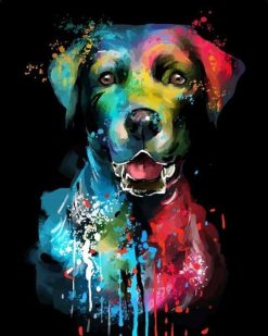 Figuredart Chien Abstrait | Pop Art