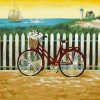 Figuredart Bicyclette Prs De La Mer | Paysages