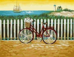 Figuredart Bicyclette Prs De La Mer | Paysages