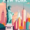 Figuredart Affiche Vintage New York | Ville