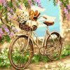 Figuredart Fleurs Et Bicyclette | Fleurs