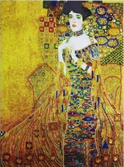 Figuredart Broderie Diamant - Madame Bauer Klimt | Broderie Diamant Reproduction D'Oeuvres