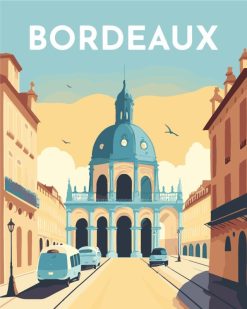 Figuredart Affiche Vintage Bordeaux | Affiche Vintage