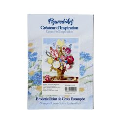 Figuredart Broderie Point De Croix - Bouquet Multicolore | Broderie Point De Croix