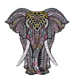 Figuredart Puzzle 2D En Bois - Elphant | Puzzle En Bois 2D