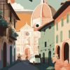 Figuredart Affiche Vintage Florence | Affiche Vintage