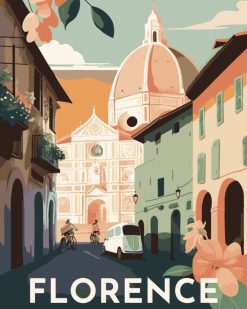 Figuredart Affiche Vintage Florence | Affiche Vintage