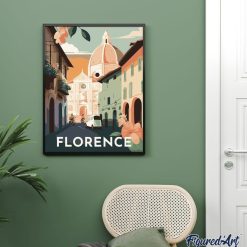 Figuredart Affiche Vintage Florence | Affiche Vintage