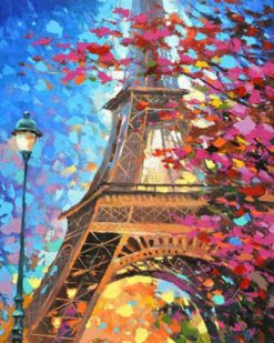 Figuredart Broderie Diamant - Tour Eiffel Romantique | Broderie Diamant Ville