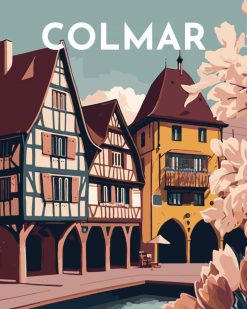 Figuredart Affiche Vintage Colmar | Ville