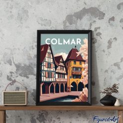 Figuredart Affiche Vintage Colmar | Ville