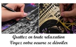 Figuredart Peinture Gratter - Chateau Magique | Peinture A Gratter