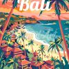 Figuredart Affiche De Voyage Bali | Affiche Vintage