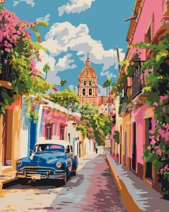 Figuredart Voiture Classique Mexico | Paysages