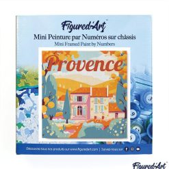 Figuredart Mini Peinture Par Numros 20X20Cm Avec Cadre Automne En Provence | Paysages